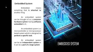 EE8691/ES /Unit 1 /Introduction to Embedded Systems/  MAMSE