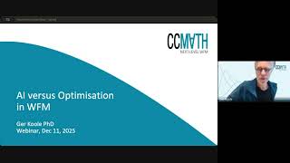 Webinar: 'AI versus Optimisation in WFM' by Ger Koole - CCmath