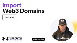 How to Import a Web3 Domain into Freename Aftermarket