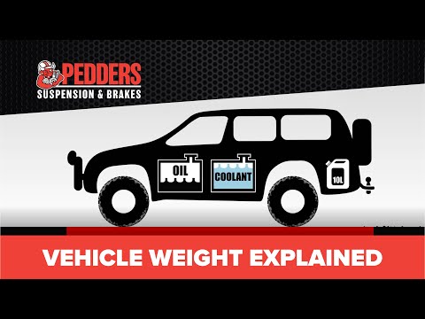 Vehicle Weights Explained - Pedders Suspension & Brakes