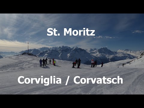 St. Moritz Tagesskifahrt - Corviglia und Corvatsch