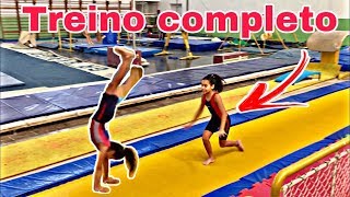 MEU TREINO COMPLETO NA ACADEMIA DE GINÁSTICA - Irmãs na ReaL