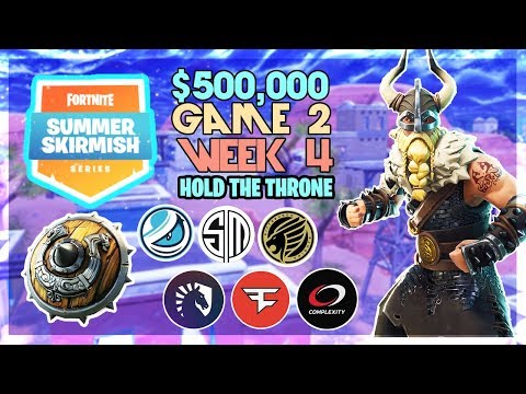 $500,000 🥊Hold The Throne Summer Skirmish🥊 Week 4 Game 2 (Fortnite)
