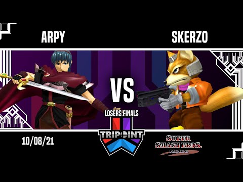 Tripoint Smash 115 - Losers Finals - Arpy(Marth) Vs. Skerzo(Fox)
