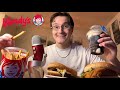 ASMR | Trying Wendy’s Burger and Fries Mukbang 🍟🍔 (eating sounds)