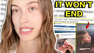 HAILEY BIEBER DOESN'T CARE (+ fans think Justin responds to drama??)