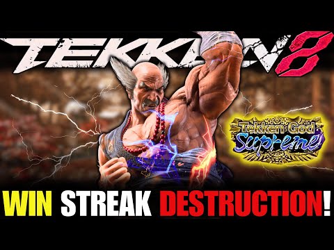 Tekken 8 Heihachi – 10 Win Streak to Tekken God Supreme! (Full Ranked Climb)