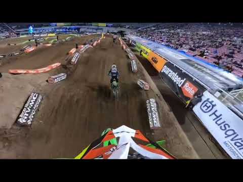 Bubba Pauli in the @Supercross circuit