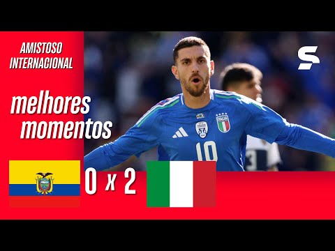 Gols e lances de Equador x Itália