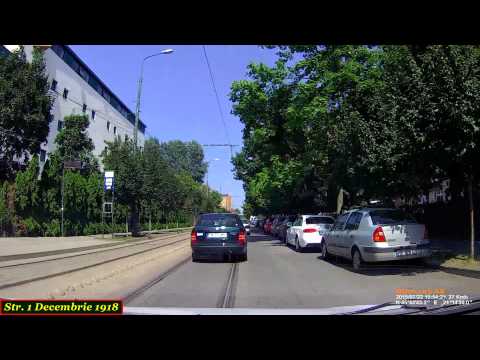 Driving in Timişoara: Chişoda - Str.  Iosif Vulcan. (Timelapse 2x)