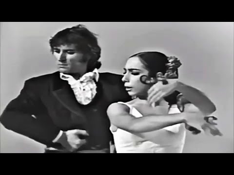 Antonio Gades and Cristina Hoyos dance, El Lebrijano singing,  Emilio  de Diego guitar Seguiriyas