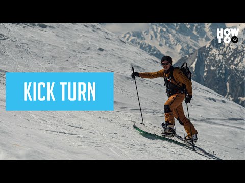 KICKTURN ON A SNOWBOARD | HOW TO XV