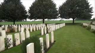 preview picture of video 'Bleuet Farm Commonwealth Military Cemetery'
