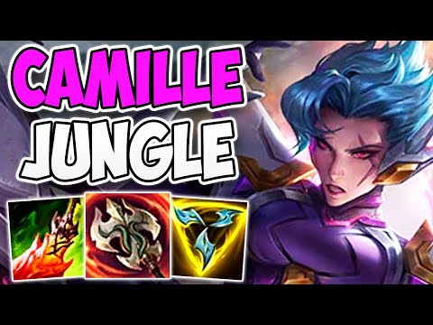 CHALLENGER JUNGLER PLAYS PATCH 12.22 CAMILLE JUNGLE! | CHALLENGER CAMILLE JUNGLE GAMEPLAY | 12.22