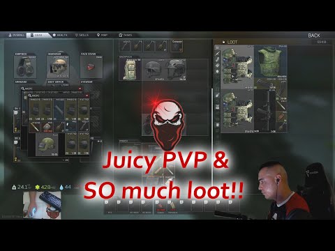 Escape From Tarkov - 6 kills Val action with some Juicy PVP and So much LOOT in Labs!! - Full Raid.