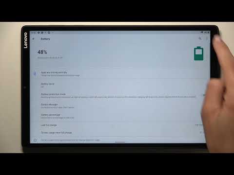 LENOVO TAB M10+ How To Add Battery Percentage