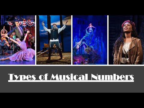 History of Musical Theatre With Mr  Lawrence - Types of Musical Numbers