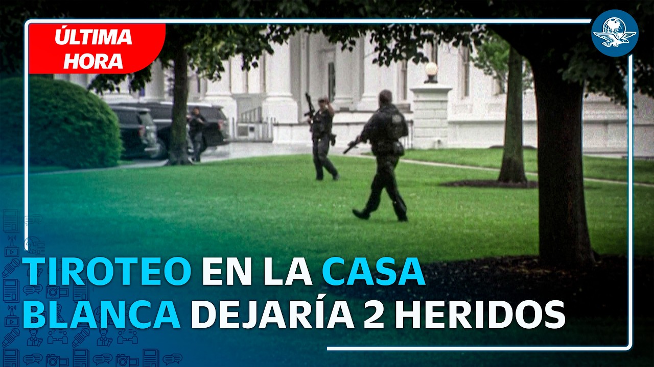 Reportan tiroteo en la Casa Blanca; habrían dos heridos incluido el atacante