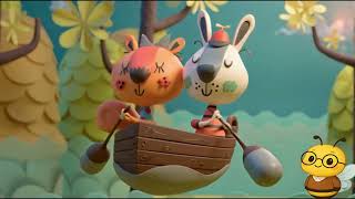 Row Row Row Your Boat | Bedtime Lullaby | Litte Bee