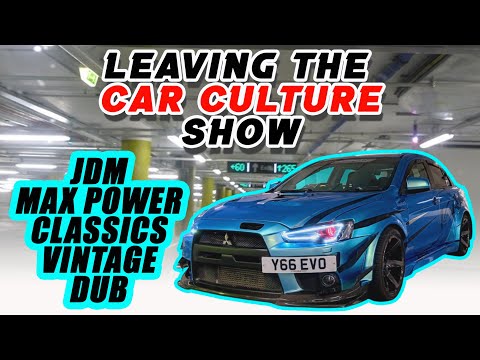 Cars leaving Car Culture Show | JDM, DUB, Max Power, 90's, Vintage & Motorsport Legends