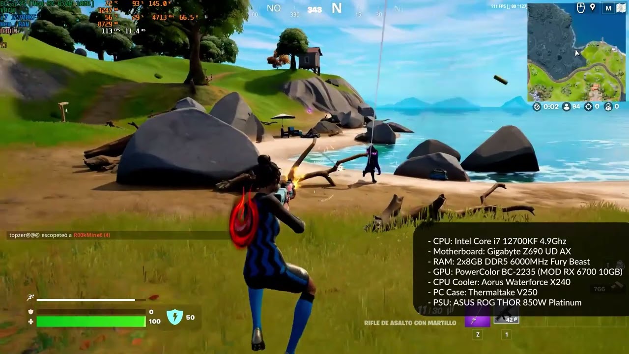 Test rendimiento Placa de Video PowerColor AMD Radeon (MOD) RX6700 10GB GDDR6 OEM (BC-2235)