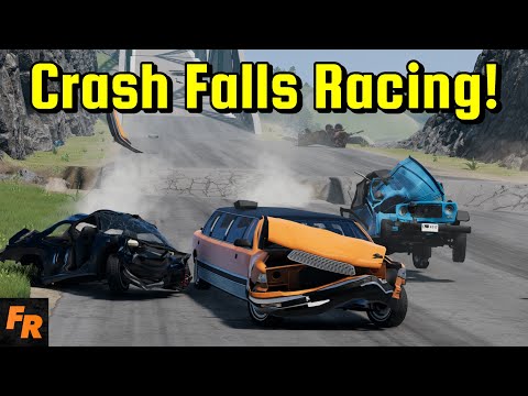 Crash Falls Racing! - BeamNG Drive Challenge