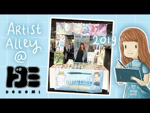 Artist Alley at Dokomi 2019, Düsseldorf