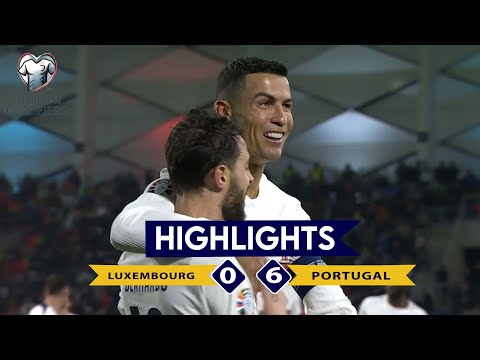 Luxembourg 0 - 6 Portugal | Highlights | European Qualifiers | 27th March 2023