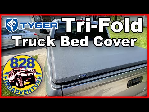 Truck Bed Cover install Tri-Fold Tyger Auto T3 Soft