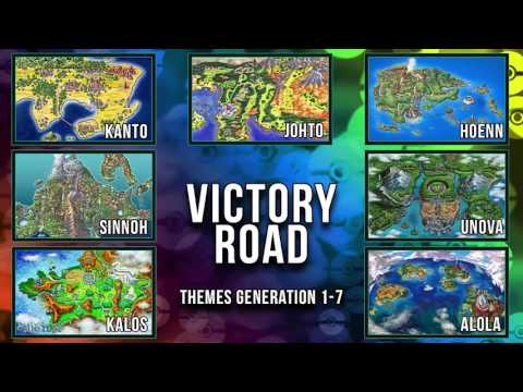All Pokémon Victory Road Themes [GEN 1-7]