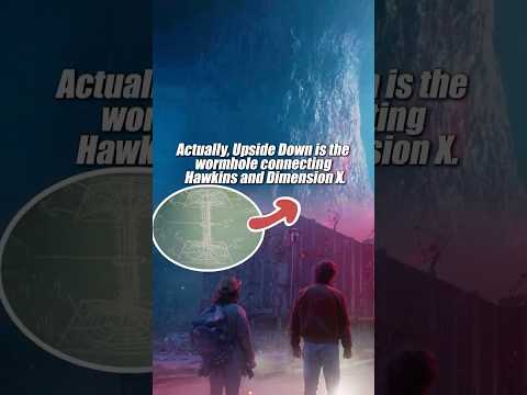 Upside Down is the wormhole connecting Hawkins and Dimension X #strangerthings5 #st5