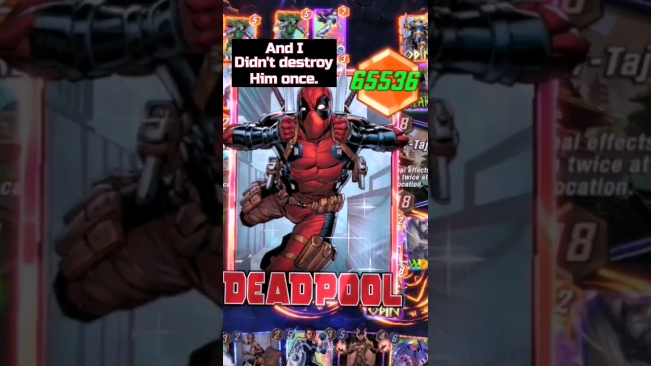 DEADPOOL'S HUGE #shorts #marvel #marvelsnap