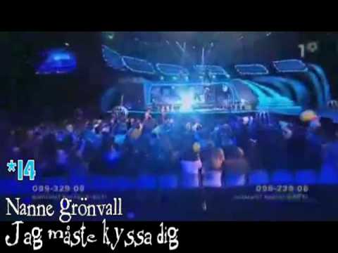 My Top 32 Melodifestivalen 2007