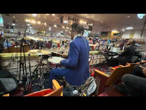 Mason Temple Band Pit At Holy Convocation  “25 Search Me Lord Groove🔥‼️🎹🎸🥁