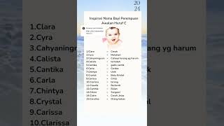 Download lagu Ide Nama Bayi Perempuan Awalan Huruf C #idenamabayi #shortvideo #baby mp3 Download lagu Ide Nama Bayi Perempuan Awalan Huruf C #idenamabayi #shortvideo #baby mp3