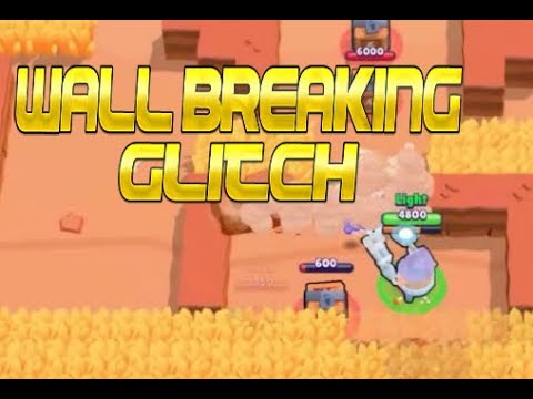 HOW TO BREAK WALLS WITH NORMAL ATTACK GLITCH! | Brawl Stars