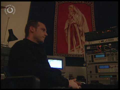 Kruder & Dorfmeister`s Richard Dorfmeister in his home studio, 1997