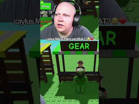 Caylus and Steak COOKED foltyn 😭 #steak #roblox #growagarden