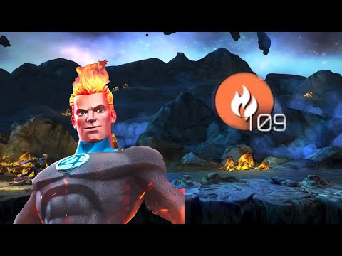 Human torch with 111 smoulders