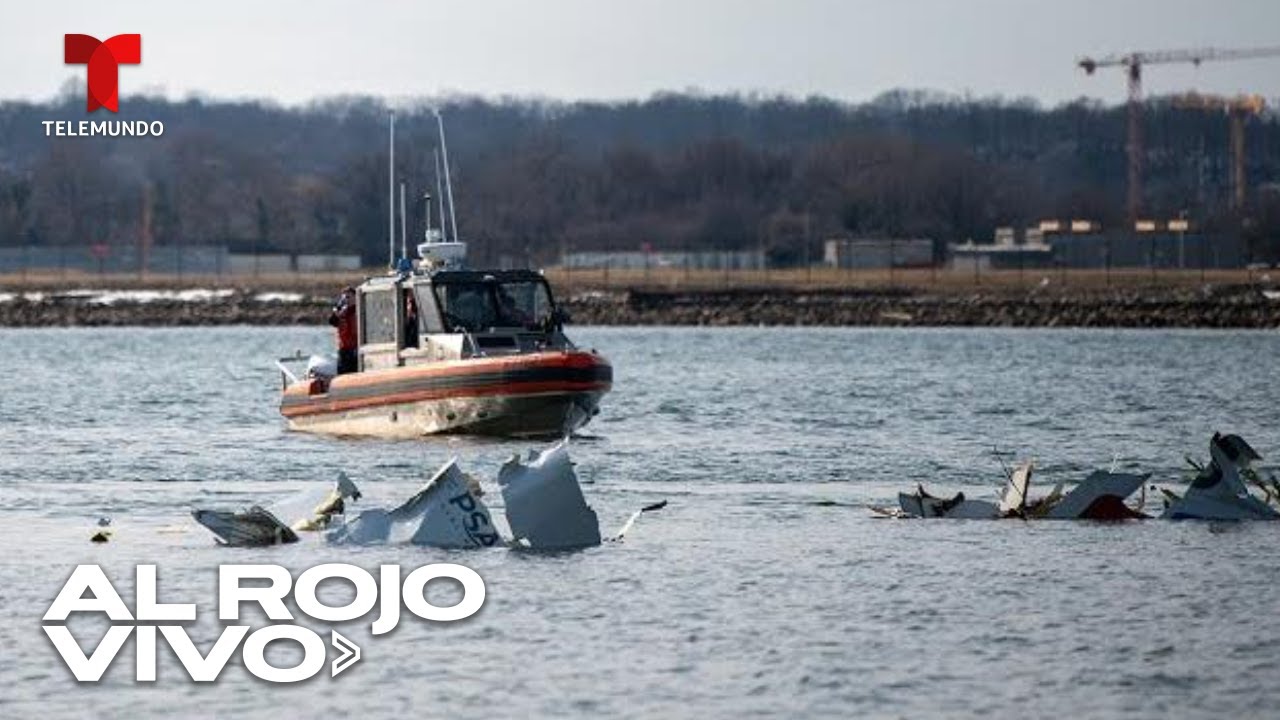 EN VIVO: Prosigue la operación para recuperar cuerpos tras accidente aéreo en Washington D.C.