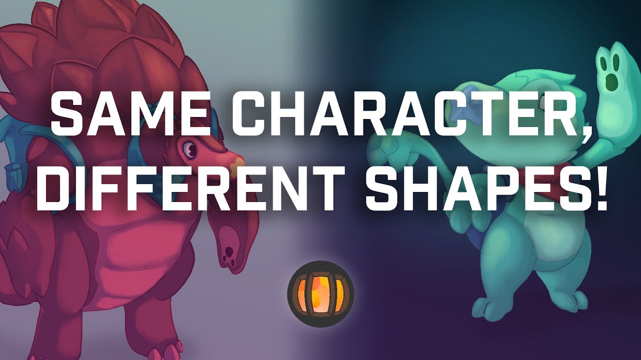 Same Character, Different Shapes!