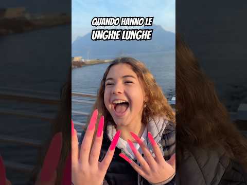LA TERRIBILE MODA DELLE UNGHIE LUNGHE  😱💅🏻  #nuovegenerazioni #ironia