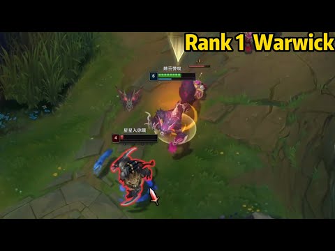 Rank 1 Warwick: This is the Most BROKEN Champion Right Now!