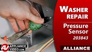 Washer Not Filling With Water - Pressure Sensor Repair