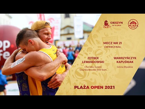 Plaża Open 2021 Cieszyn - Zdybek/Lewandowski - Wawrzyńczyk/Kapuśniak (ćwierćfinał)
