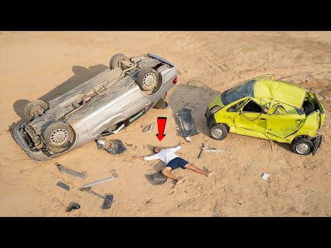 Real Life Car Crash Test...No Car Survived !🤕