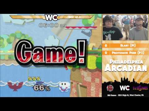 The Philadelphian Arcadian: Blart (C. Falcon, Marth) vs Professor Peen (Fox) - Pools