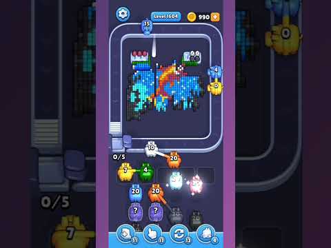 Walkthrough de Pixel Flow Nivel 1604