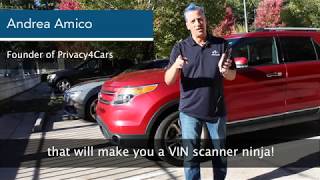 How to be a VIN Scanner Ninja