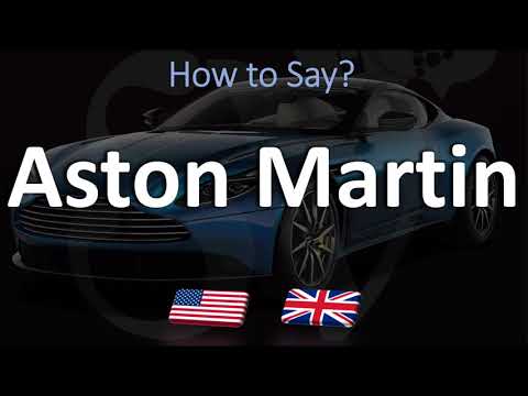 How to Pronounce Aston Martin? (CORRECTLY)